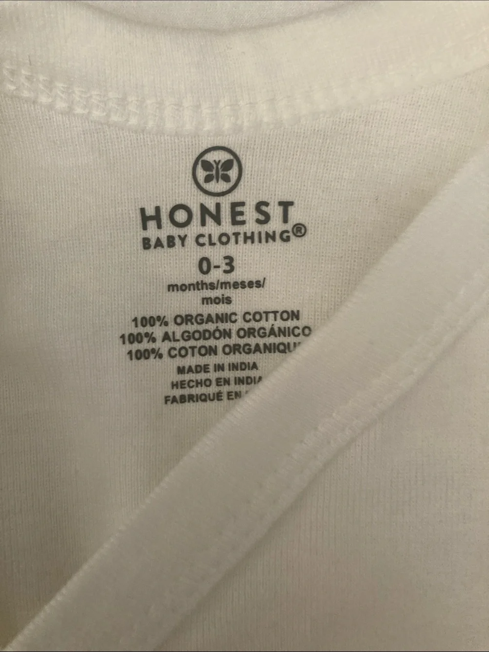The Honest Company White Long-Sleeve Baby Wrap Bodysuits - 2-Pack